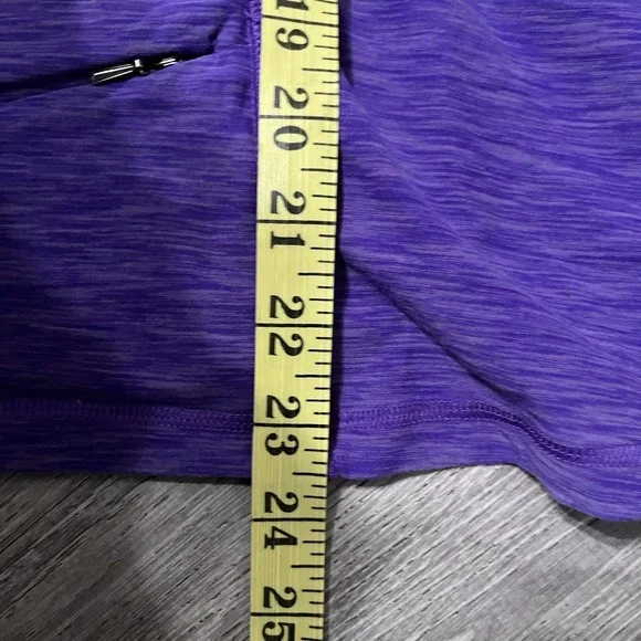 Lucy Women's Racerback Tank Top Sleeveless Shirt Built-In Bra Purple Size M - Picture 5 of 5